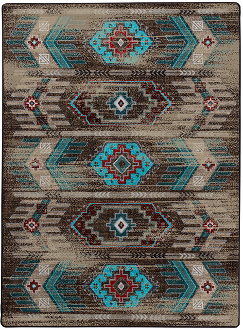Western Design Hand Knotted Wool Area Rugs